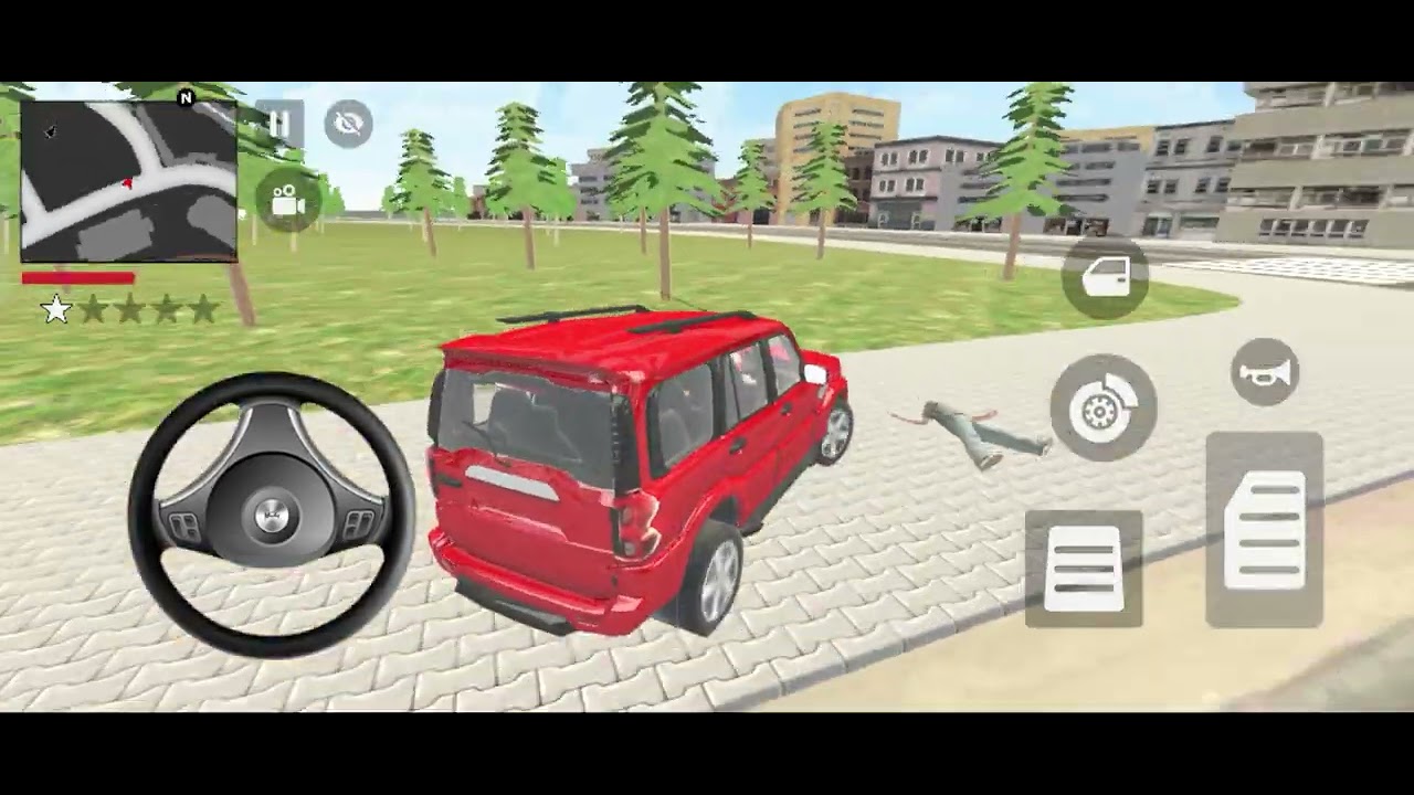 Scorpio car game ( scorpio power ⚡💀 )  india car game scorpio 