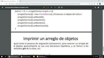 Video 26 - Almacenamiento de Objetos en Arreglos en Java | Curso de POO en Java