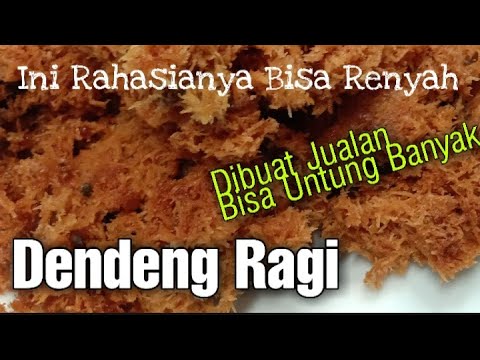 Cara Membuat Deng Deng Ragi