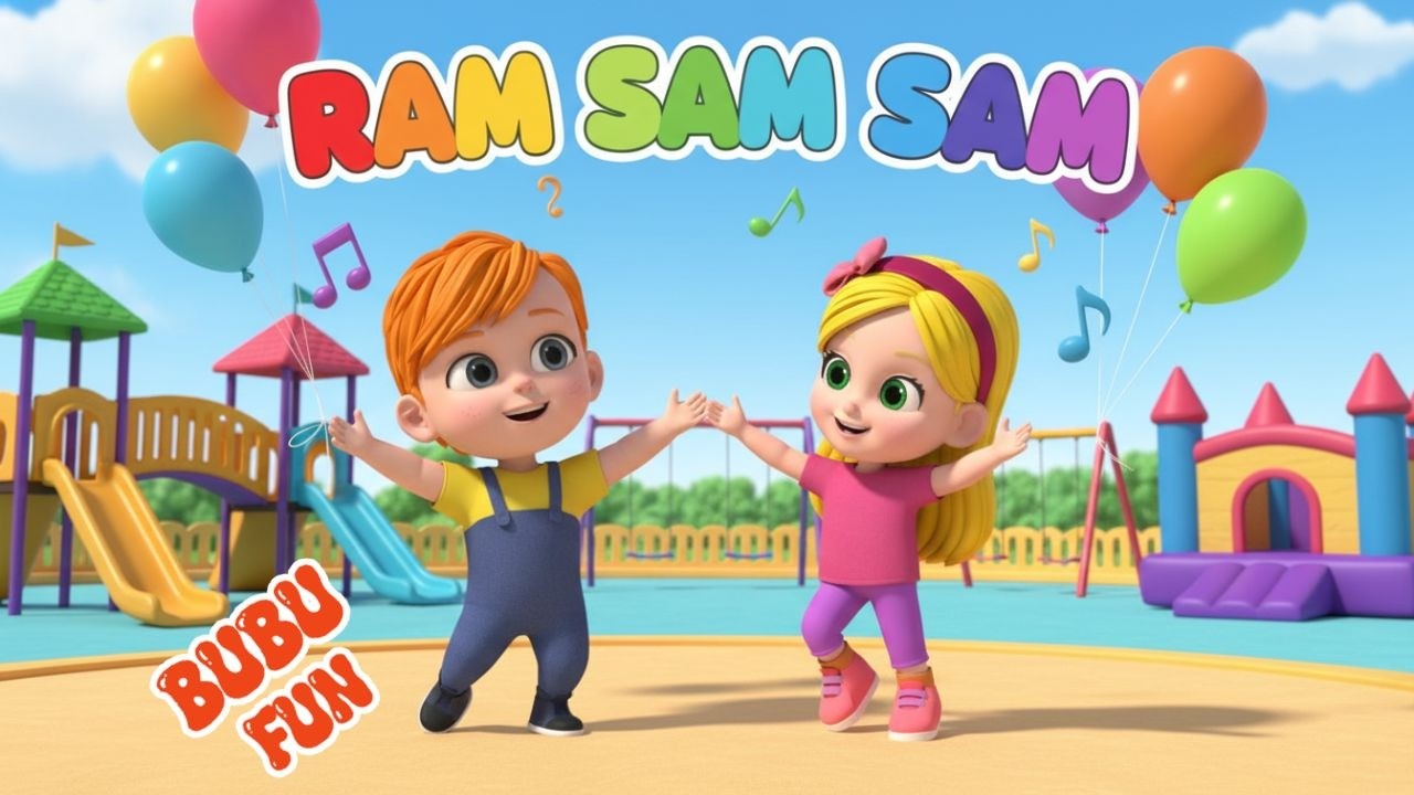 A Ram Sam Sam | Fun Action Song for Kids | Dance Along Nursery Rhymes ...