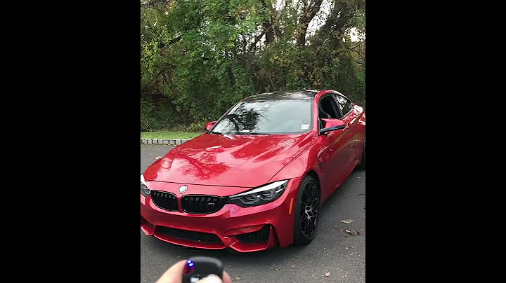Hideaway Motorized Plate on BMW M4 | Stealth Plate Vanishers