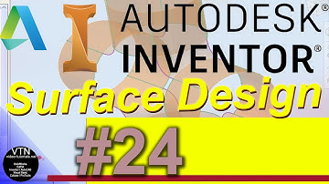 AutoDesk INVENTOR Surface Design 24 ( Loft Transition )