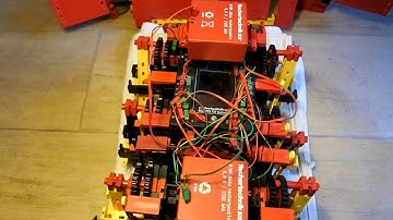 fischertechnik TXT controller : Mirft2 ep. 203 - Walking, Python, touch sensors, OpenCV, speed up