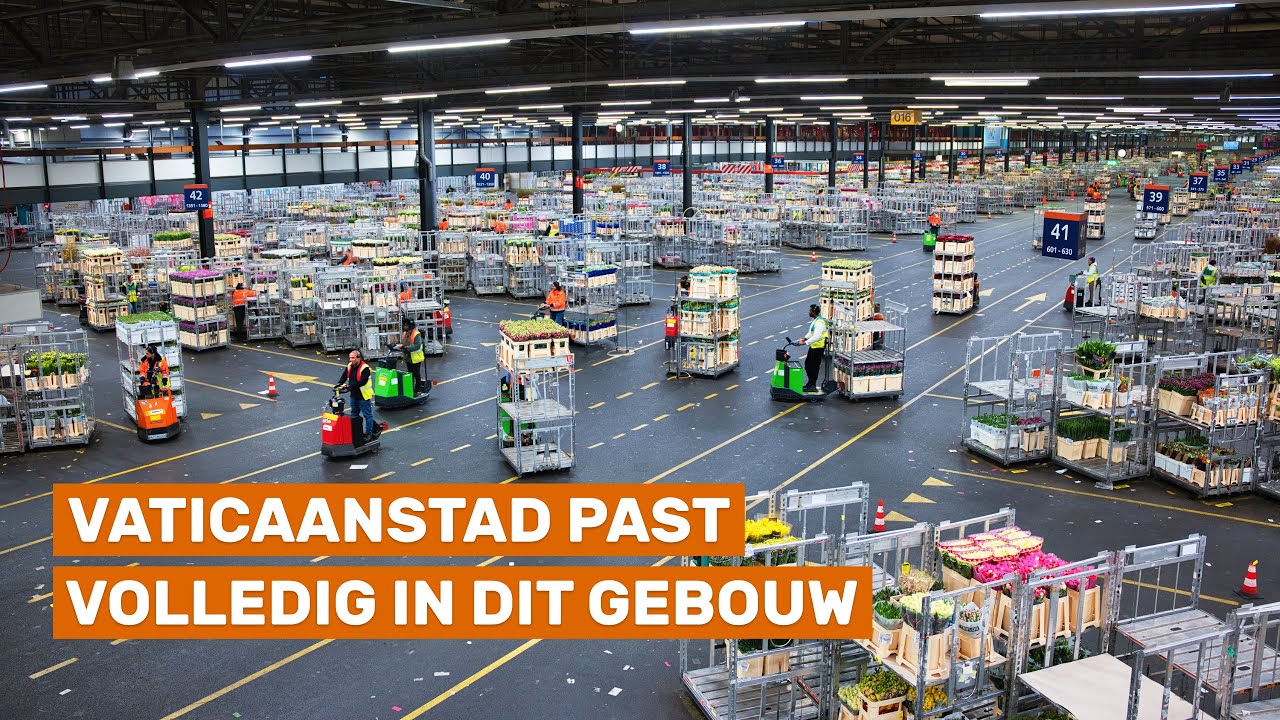 Het grootste gebouw van Europa staat in Aalsmeer