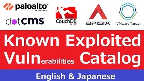 Known Exploited Vulnerabilities Catalog added on Aug.22 and Aug.25 (Part 1)