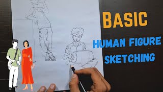 Human figure quick sketch | basic sketching #sketchart