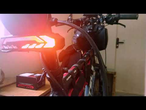 видео: Умный вело-фонарь стоп поворотники и сигнализация беспроводный