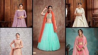 Pretty Light Colour Lehenga For Weddings And Engagement Functions Pastel Lehenga For Brides