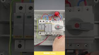 Fuse Socket Making Circuit On Off States Visible Through Switching and Indicator Response.