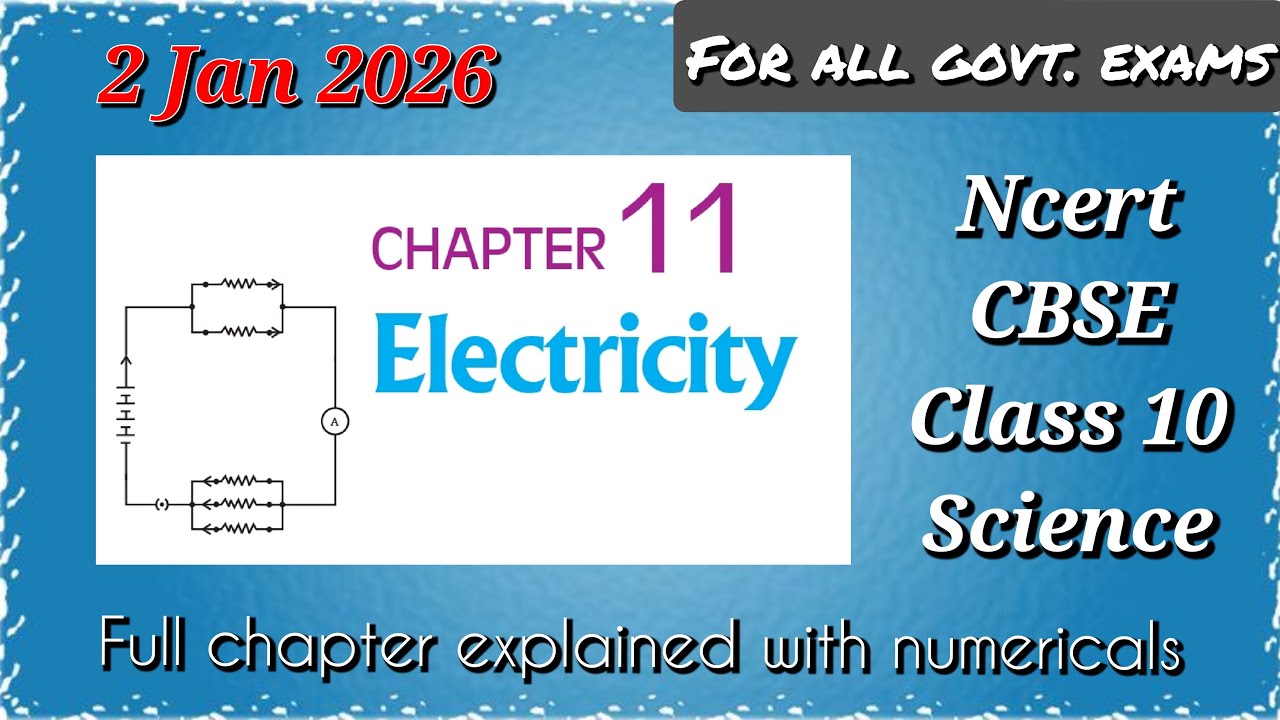 NCERT Class 10 Science Chapter 11 Electricity