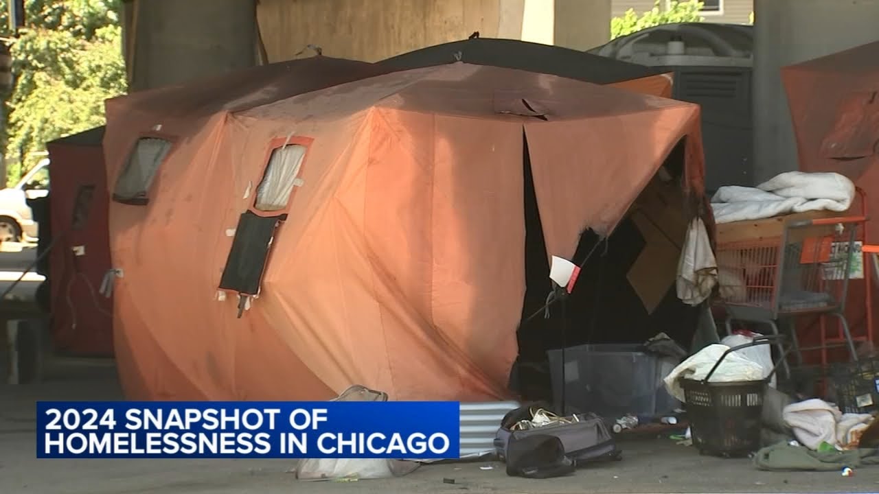 Chicago homeless snapshot show population tripled year-over-year, migrants are a factor