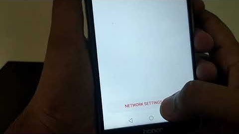 How to reset Network Settings Honor 7X; Fix Wifi/Bluetooth Won