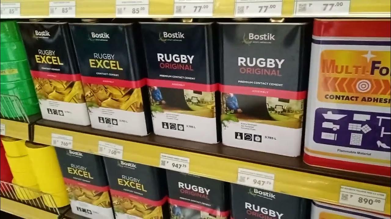 ADHESIVES / GLUE SELECTIONS FOR VINYL TILES AT WILCON DEPOT KAWIT