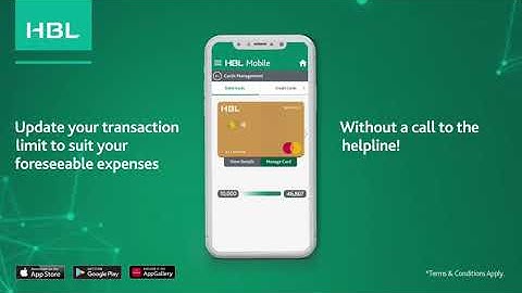 Order a replacement, manage your limit & view details