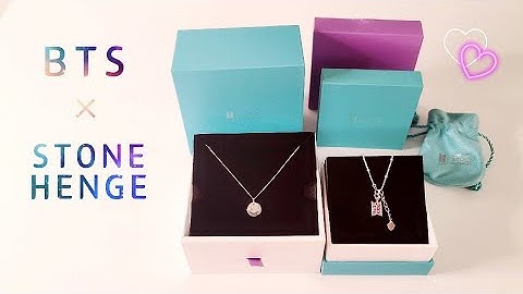 ENG) BTS×스톤헨지 목걸이 언박싱 Unboxing BTS×STONEHENGE Necklace