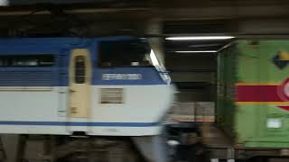 1月10日藤沢駅 吹田A144運用 53レ EF66-120 代走運用