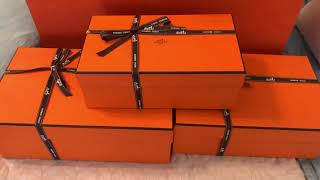 HERMES TRIPLE UNBOXING