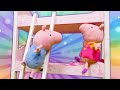 Le lit superposé pour Peppa Pig et son frère George. Vidéos de jouets pour enfants.