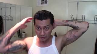Curly Hair To Straigh Series Pomade Tutorial With Murrays And Brylcreem