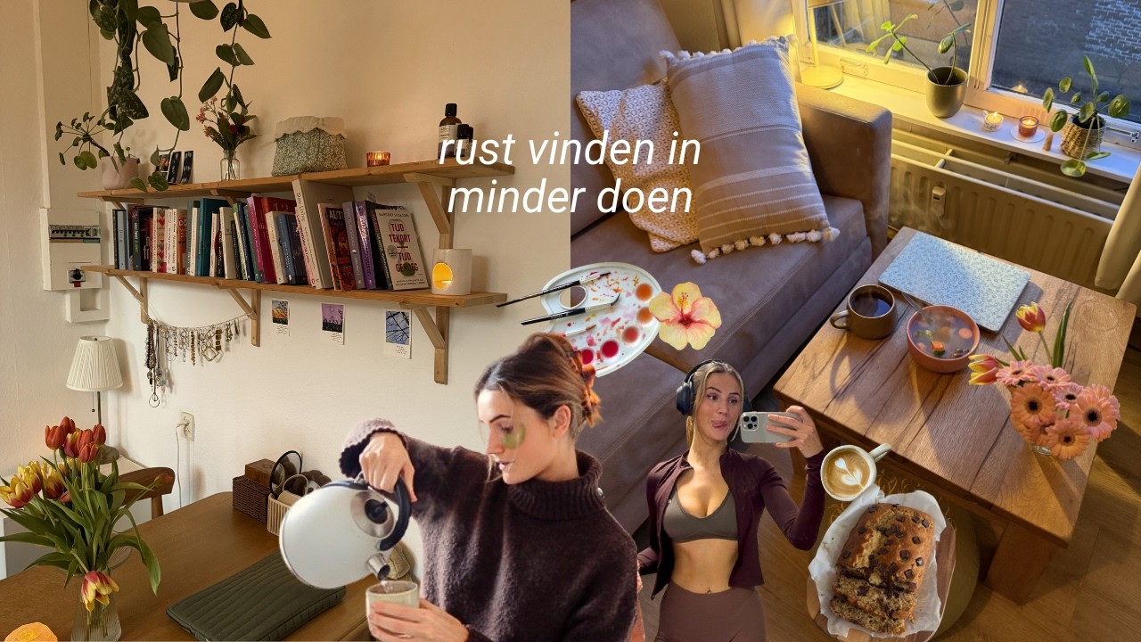 dag in m'n leven: living alone in my 20s *winter routines, workout & creatieve cozy momentjes*