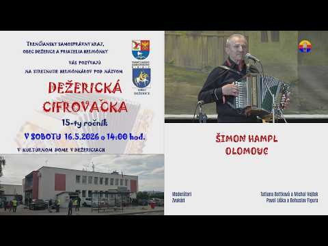 16. 5. 2026: Dežerická cifrovačka 15. r. —Šimon Hampl, Olomouc.