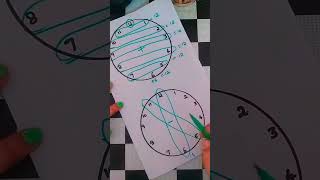 math trick with clock numbers 🖤 #youtubeshorts #viralvideo
