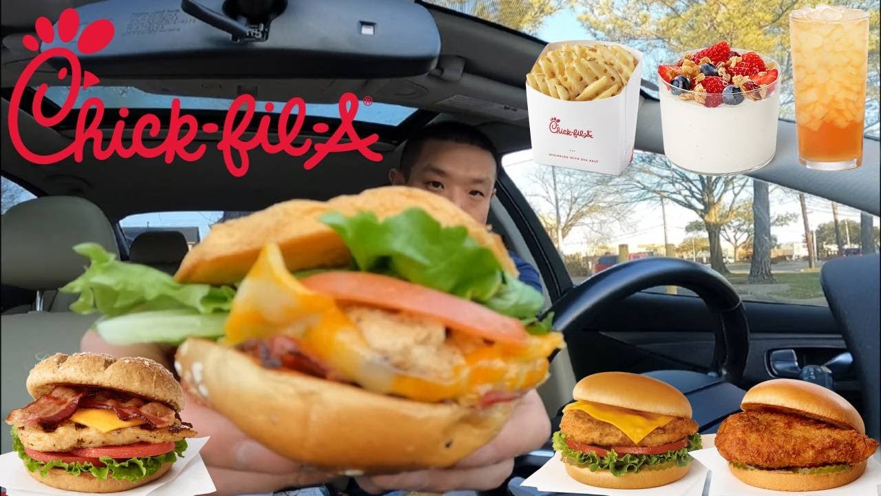 CHICKFILA Chicken Sandwiches, Waffle Fries, Arnold Palmer & Greek