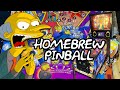 The Simpsons Who Shot Mr. Burns Custom Homebrew Pinball Machine!