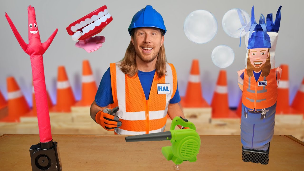 Handyman Hal plays with Fun Toys Playing with Toys for Kids YouTube
