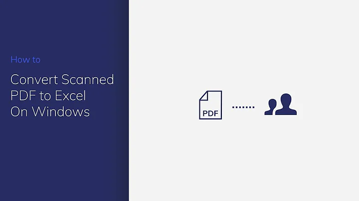 Convert Scanned PDF to Excel on Windows with PDFelement