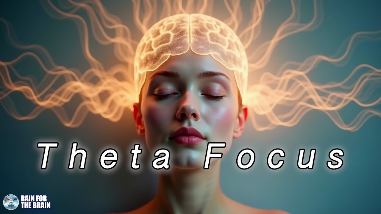 8 Hour Theta Focus Music | Deep Mindfulness, Clarity & Flow State