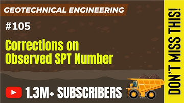Corrections on Observed SPT Number | Bearing Capacity | Geotechnical Engineering - GATE