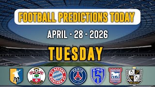 FOOTBALL PREDICTIONS TODAY 28 APRIL 2026|Champions League| Championship| EFl | EliteScore  screenshot 4