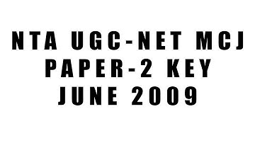 UGC-NET Mass Communication and Journalism Paper 2 June 2009 answer key II Important areas to cover
