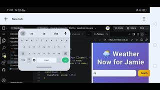weathernow-app using react.js screenshot 1