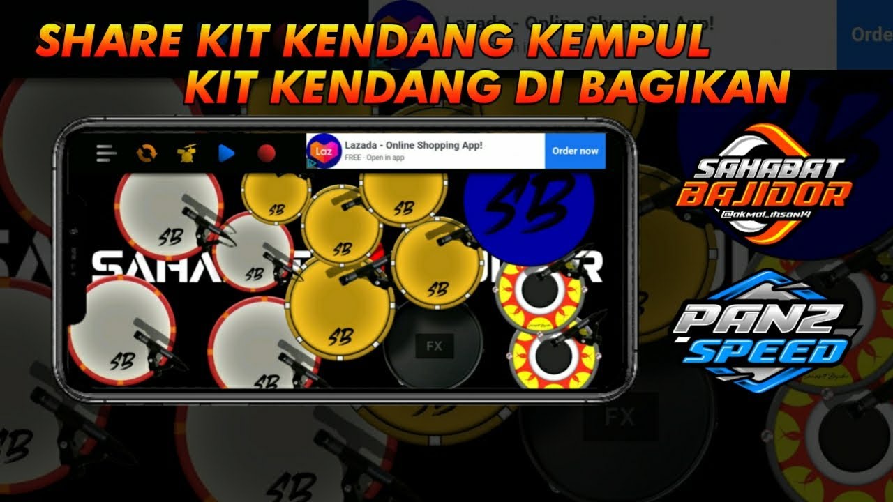 SHARE KIT KENDANG KEMPUL TERBARU REAL DRUM MOD KENDANG YouTube