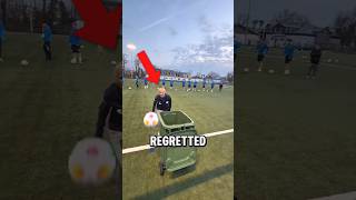 Coach Instantly Regretted This Soccer Challenge 😳⚽