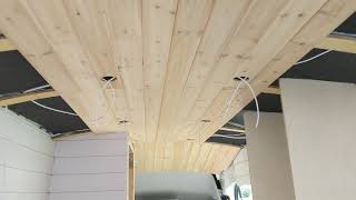 Van Conversion Cedar Plank Ceiling Install | Going Boundless Van Conversion 2021