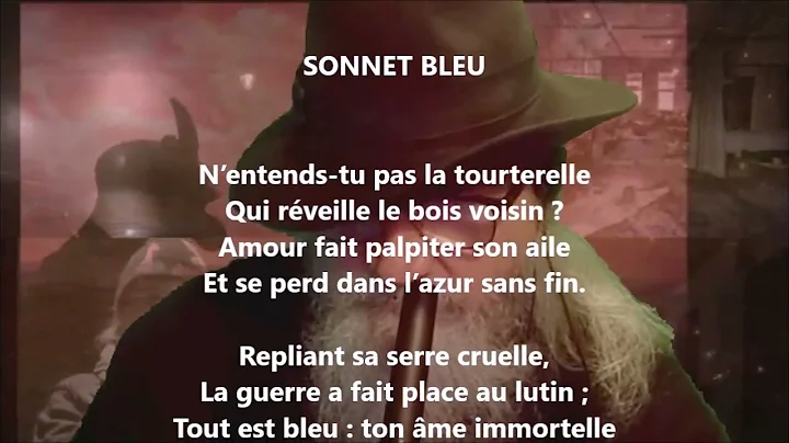 Sonnet bleu - Paul Demeny lu par Yvon Jean