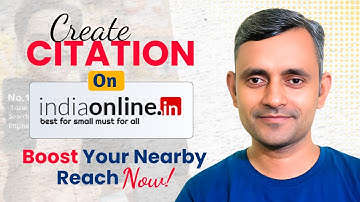 Create Citation on IndiaOnline.in | Boost Your Nearby Reach Fast! (Local SEO Guide) | Guddu Kumar