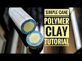 Simple cane polymer clay tutorial _ 쉬운 폴리머클레이 강좌