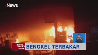 Sebuah Bengkel di Tengah Permukiman Padat di Kawasan Makassar Terbakar #iNewsSiang 18/09