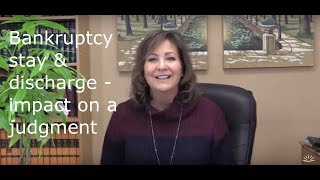 How a bankruptcy affects collection of a judgment