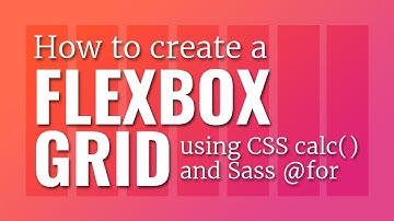 Create a Custom Grid System with CSS Calc() and Sass