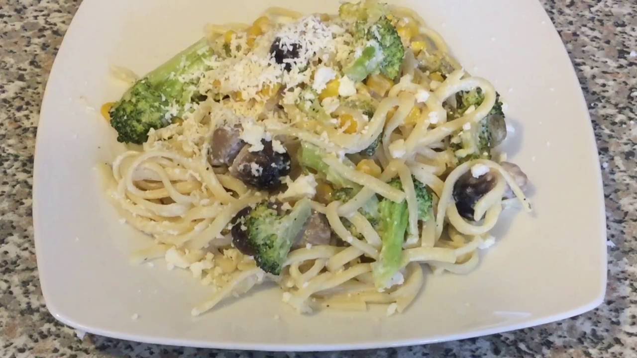 Como hacer Spaghetti con media crema - YouTube