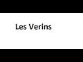 Fonction Convertir: les verins