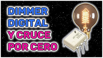 SENSORES Y MODULOS #30: H11AA1 - CRUCE POR CERO DIMMER DIGITAL