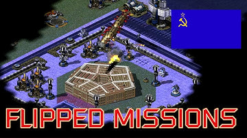 [HARD] Red alert 2 Flipped Missions mod mission 6 Liberty Soviets Gameplay