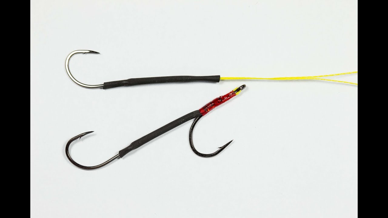 Shrink tubing sea trout fly mount - secret weapon, tandems