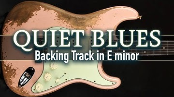 Slow Quiet Blues Backing track in E minor | SZBT 1069